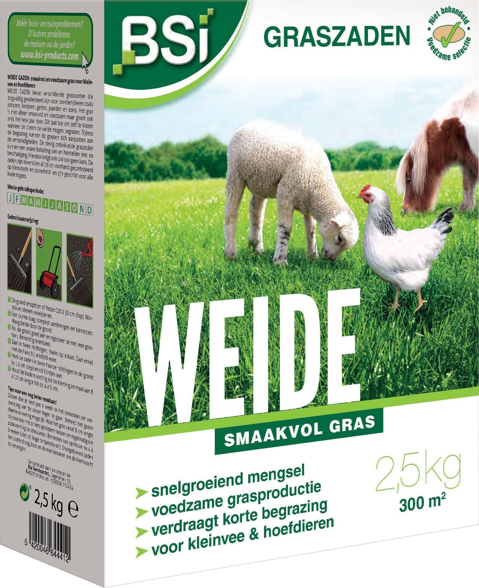 OEM Graszaad Weide, 2,5 kg, für 300 m² 2026