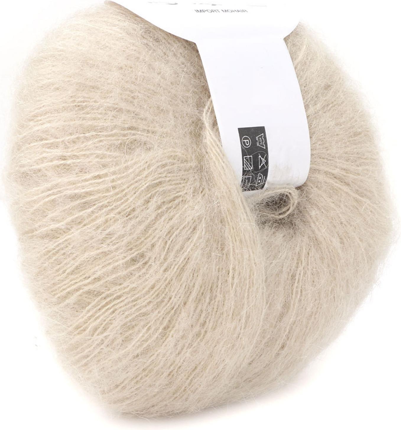 Cocosity Angola Mohair, Warmes Angola Mohair Angorawollgarn mit Einlaufschutz fr Pullover fr Sitzkissen fr Schuhe fr Schals fr Mtzen (17 beige)