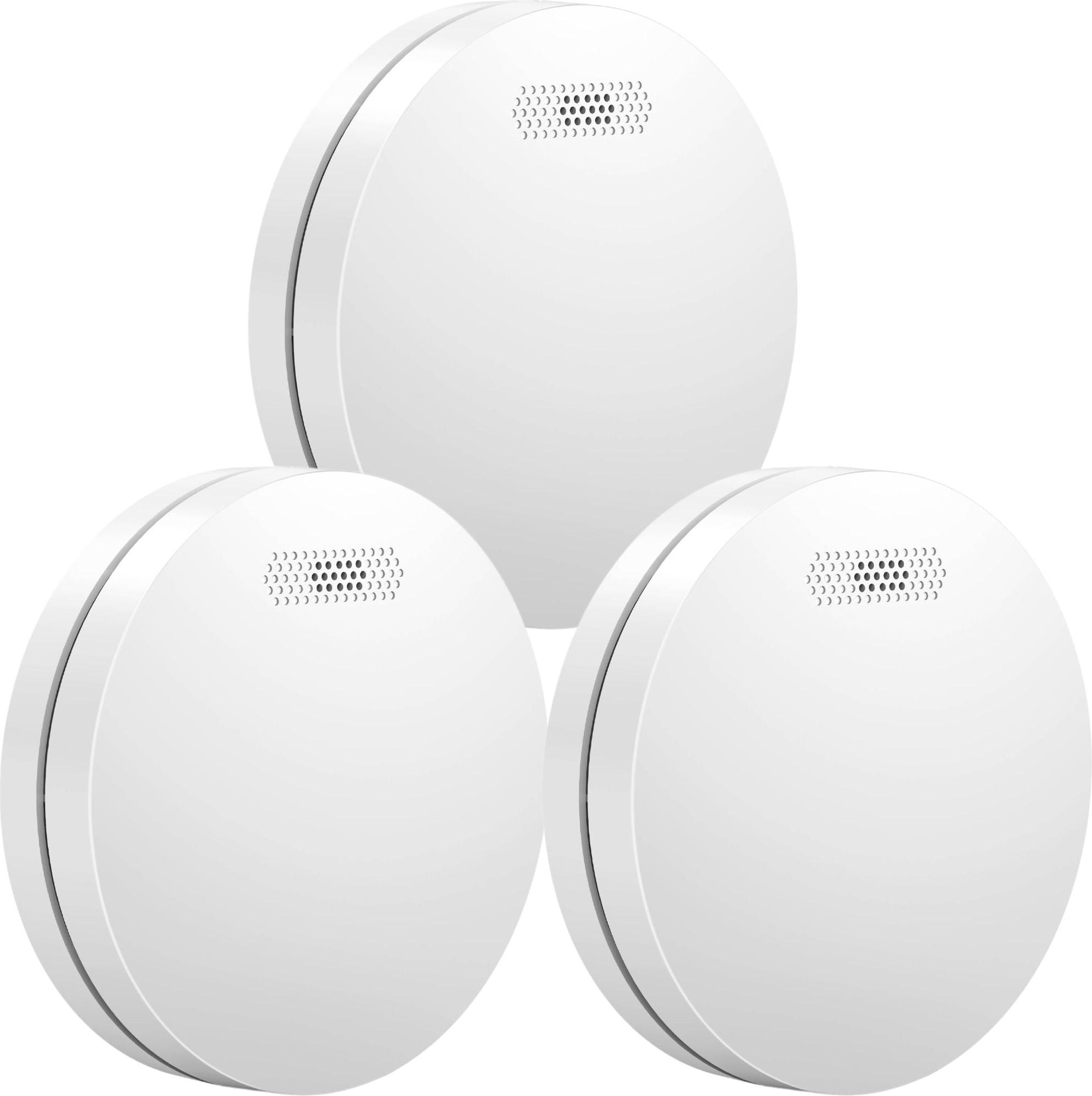 Aroha Link Hitzemelder/Rauchmelder Vernetzt - 10 Jahre Batterie - Feuer/Hitzemelder Vernetzbar - 3 set SM11HR