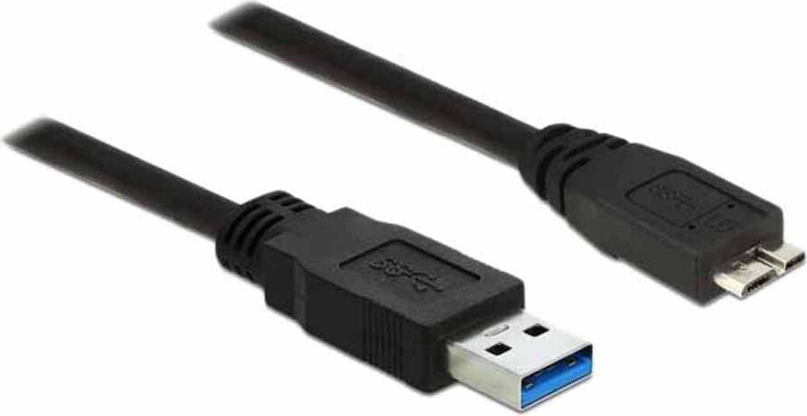 DELOCK USB Kabel USB3.0 A -> Micro-B St/St 2.00m schw DELOC-85074