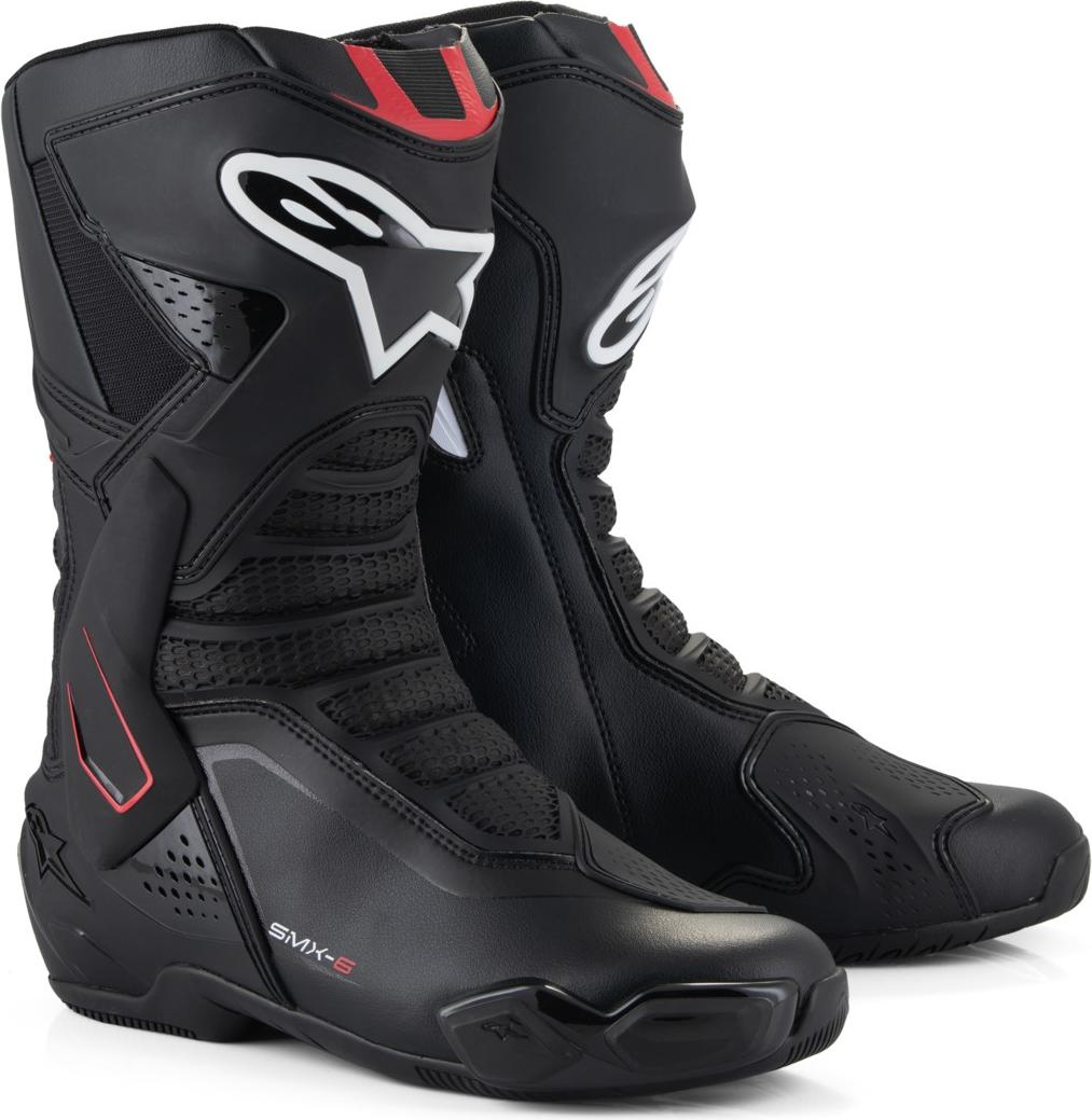 stiefel SMX-6 3, ALPINESTARS (schwarz/weiß/rot, Größe 36) M133-62-36
