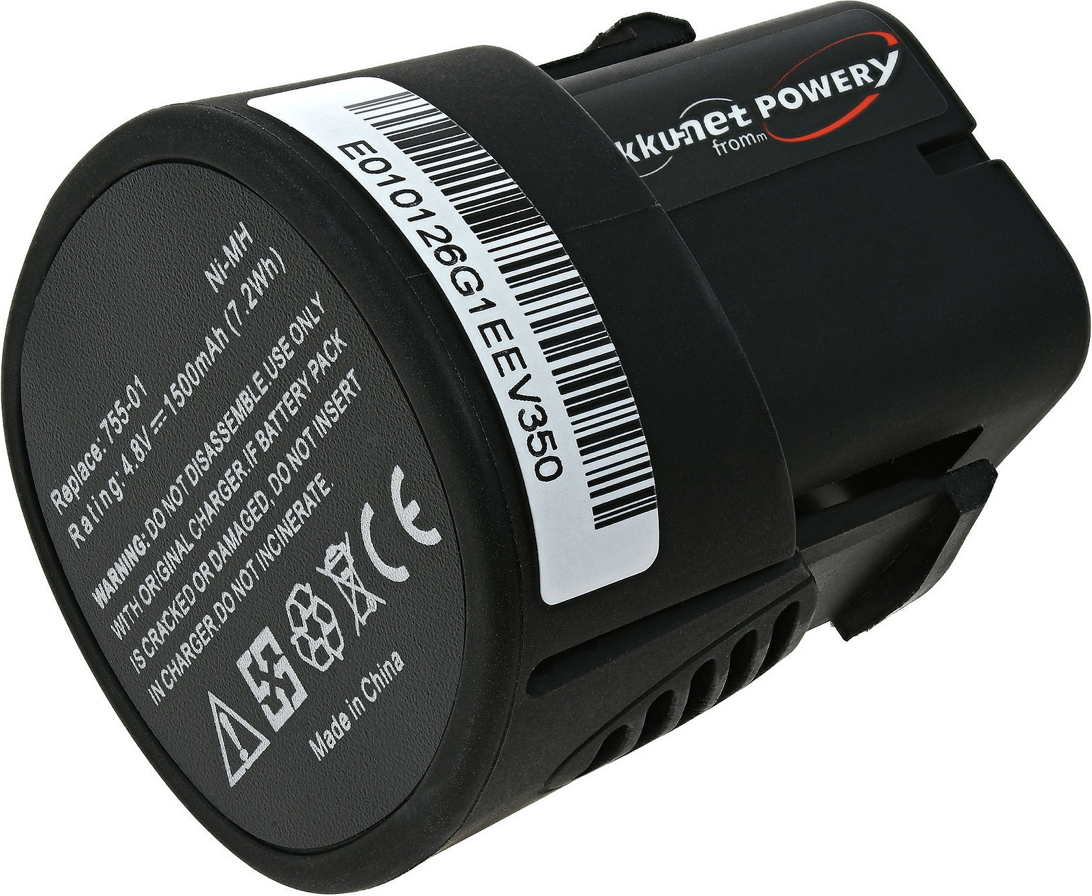 Powery Akku für Drehwerkzeug Dremel 750-02 G1.20.DRE.5.2E