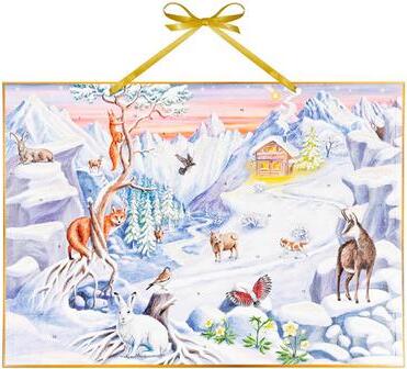 Adventný kalendár "Naše zvieratá v Alpách"
