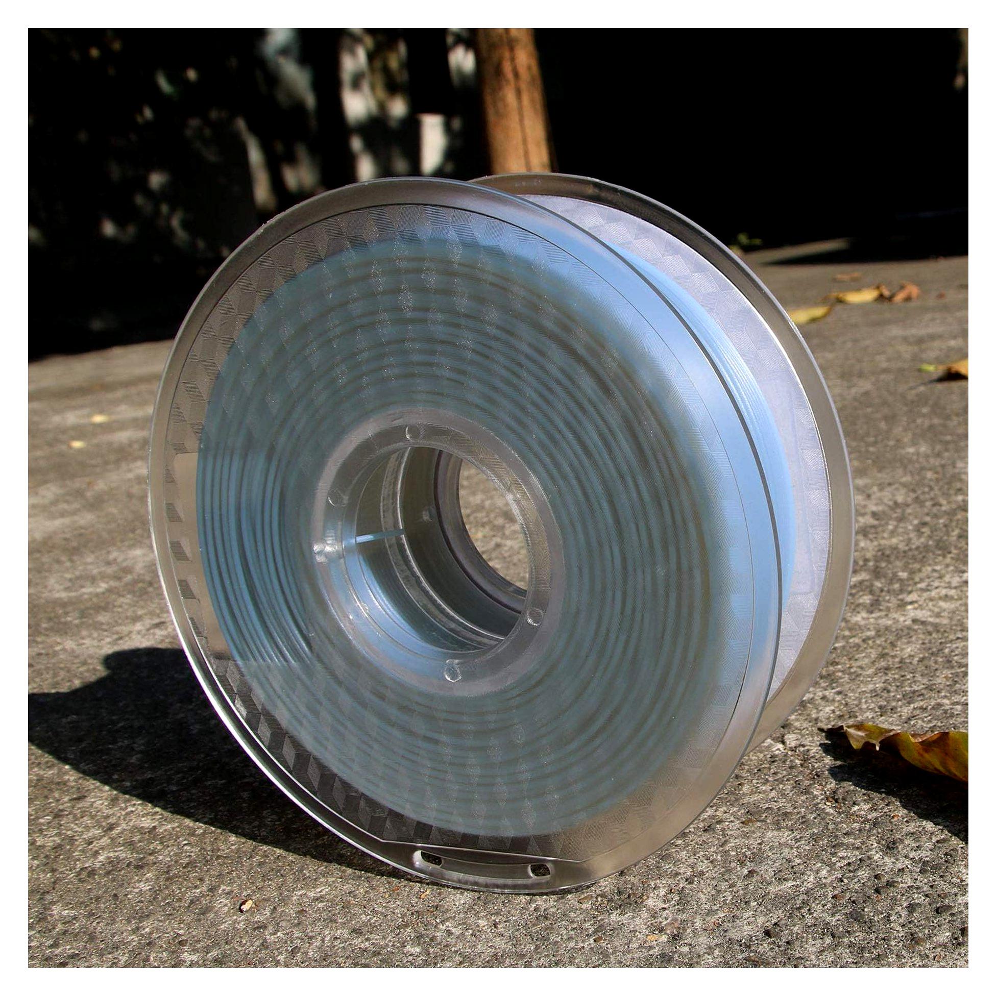 Markenlos 3D Drucker PLA+ Filament, Farbwechsel zu blauem PLA+ Filament unter UV- oder Sonnenlichteinfluss, 1.75mm, Maßgenauigkeit +/- 0.03 mm, 1KG/Spule