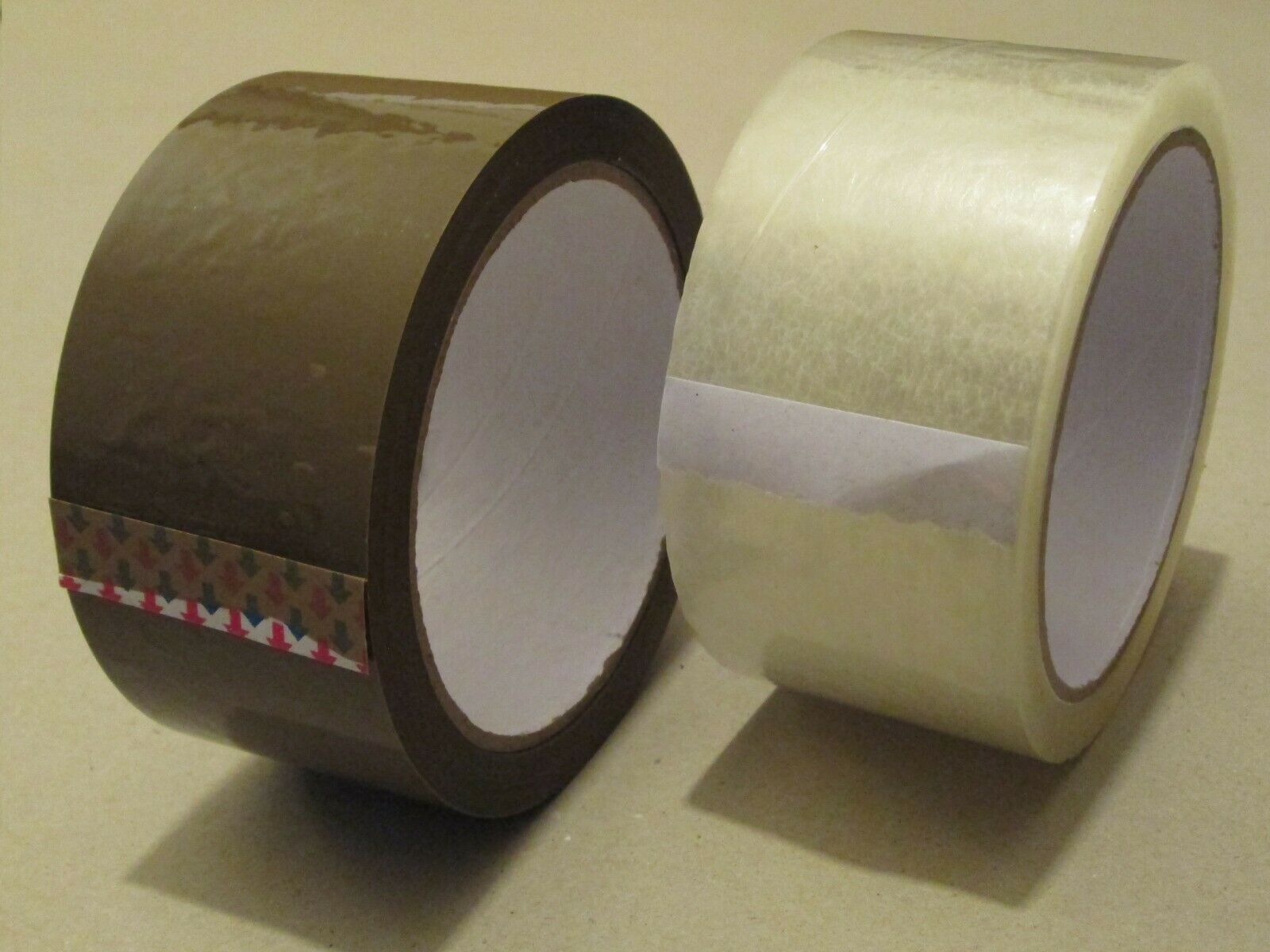 6 Kleberollen Packband Paketband Paketklebeband unbedruckt weiss 48 mm x 66 lfm 