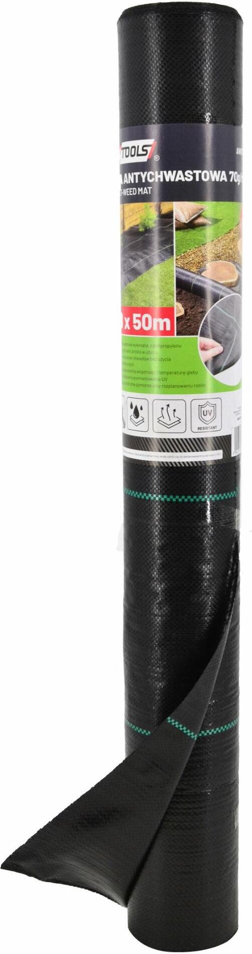 Awtools mata antychwstowa 70g 0,8*100m agrotkanina czarna AWTOOLS ANTICIPATED MAT 70g 0,8*100m AGROTCANINE BLACK