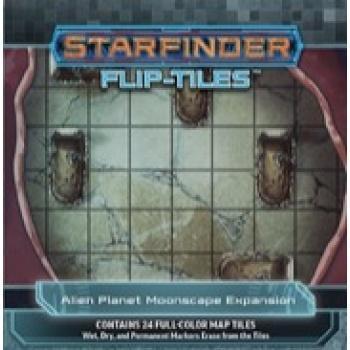 paizo Starfinder Flip-Tiles: Erweiterung „Mondlandschaft eines fremden Planeten“