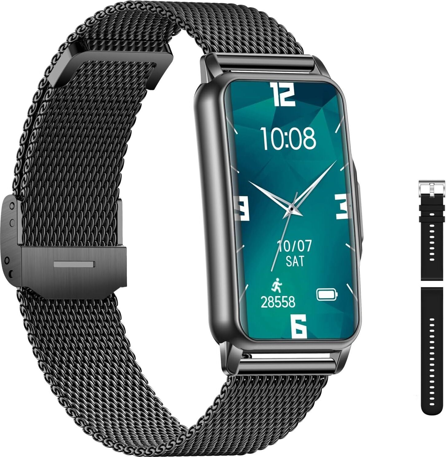 Tipmant Fur Damen mit Fitness Tracker IP68 Wasserdicht Schrittzähler 123 Sportmodi Pulsmesser SpO2 Schlafmonitor Pulsmesser