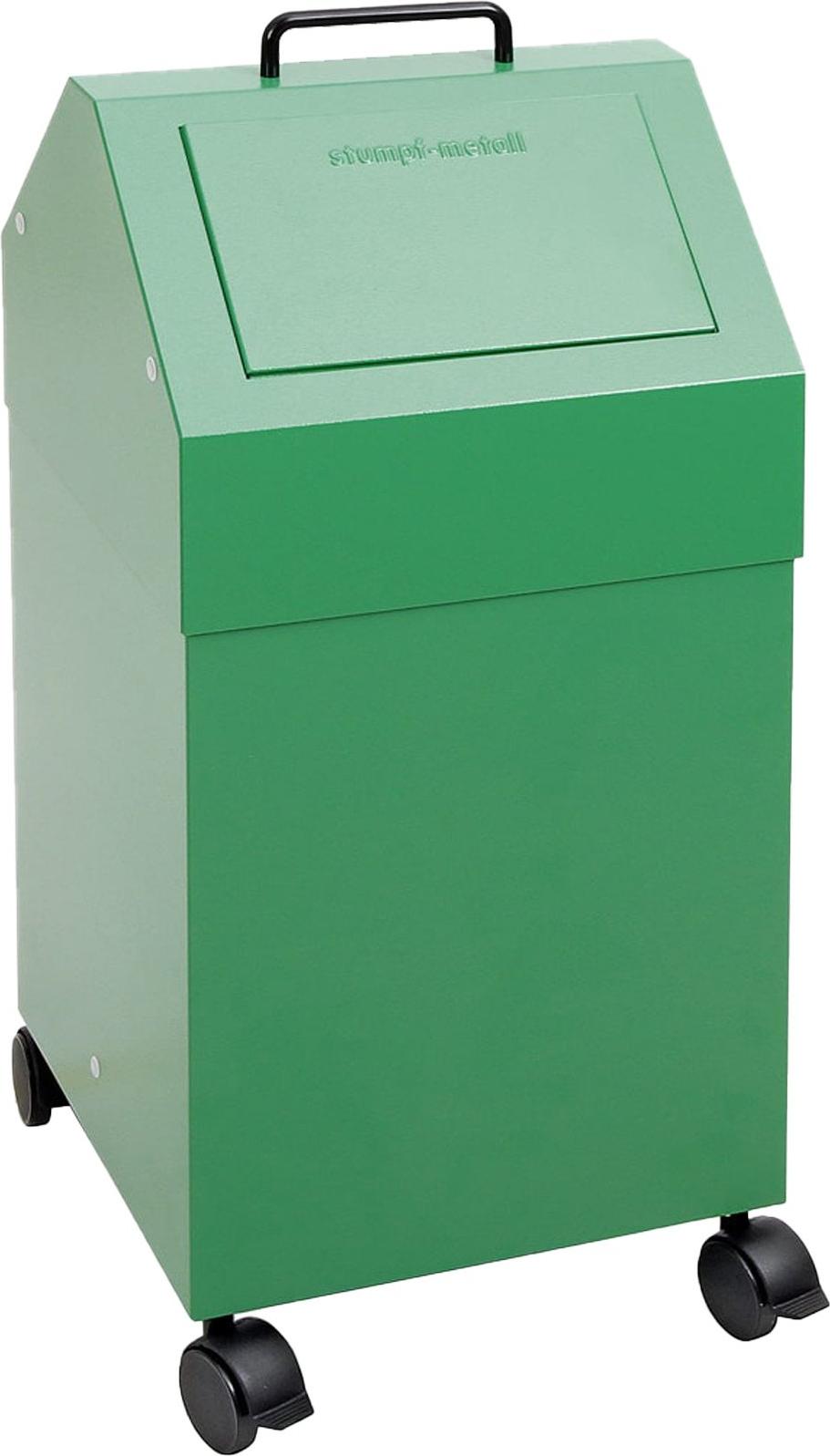 Stumpf Metall Stumpf Sortsystem 45, fahrbar, RAL 6024/6024, 45 Liter 630-045-2-0-624