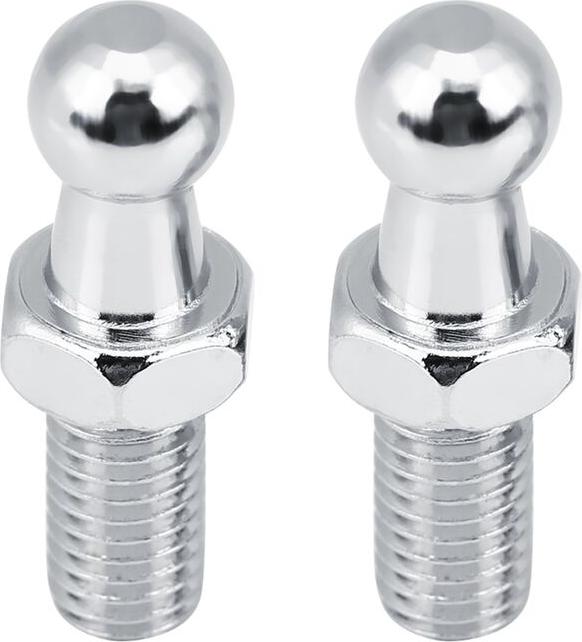 Einemgeld Satz mit 2 M8-Kugelgelenken für Autofederbeine, 8-mm-Kugelbolzen, 10-mm-Kugelgelenk für Gasdruckfederbeine, Kugelbolzen, Motorhaubenfederbein, Kugelbolzen, Gasdruckfederbein, M8-Kugelgelenk K-PCXJ-20260303-202