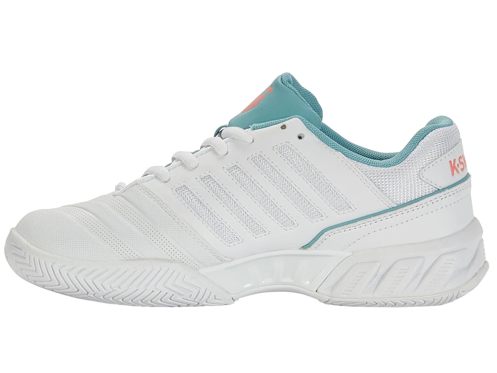 K-Swiss Tennis Bigshot Light 4 White/Desert Flower/Nile B 5 96989