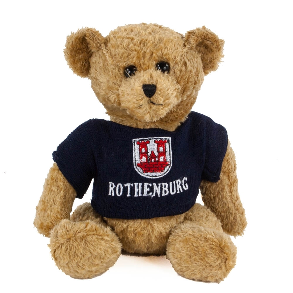 Teddys Rothenburg Teddybär Rothenburg 20 cm dunkelblauer Pulli 0/9860/14