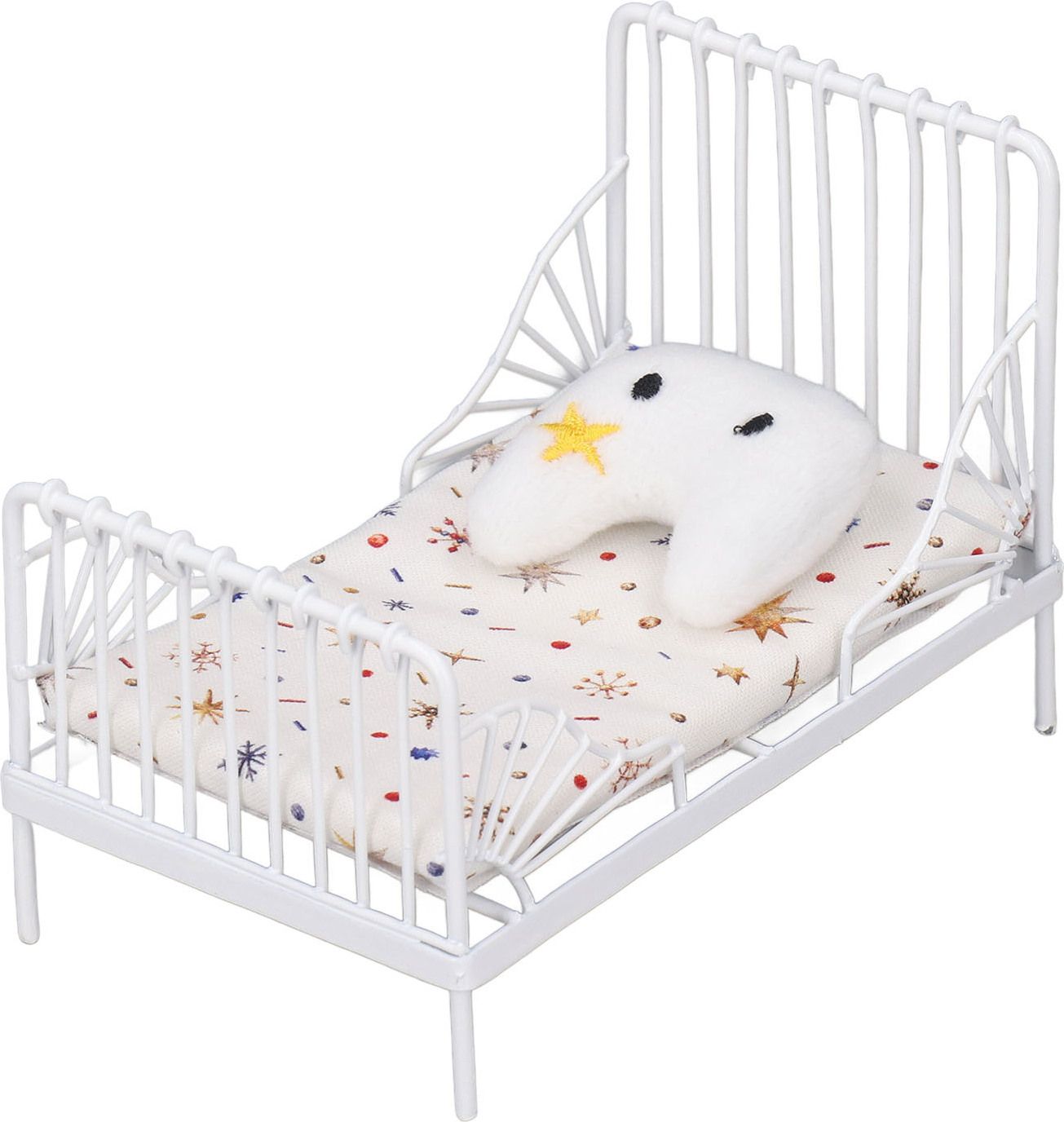 Cocosity Miniatur Puppenhaus Bett,1:12 Maßstab Puppenhaus Bett,Puppenhaus Mini Bett,Puppenhaus Realistisch Bett,Puppenhaus Bett Set,Puppenhaus Schlafzimmer Möbel