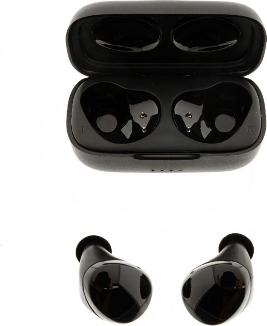 Bezdrôtové slúchadlá Bluetooth 5.1 s USB-C vstupom čierne