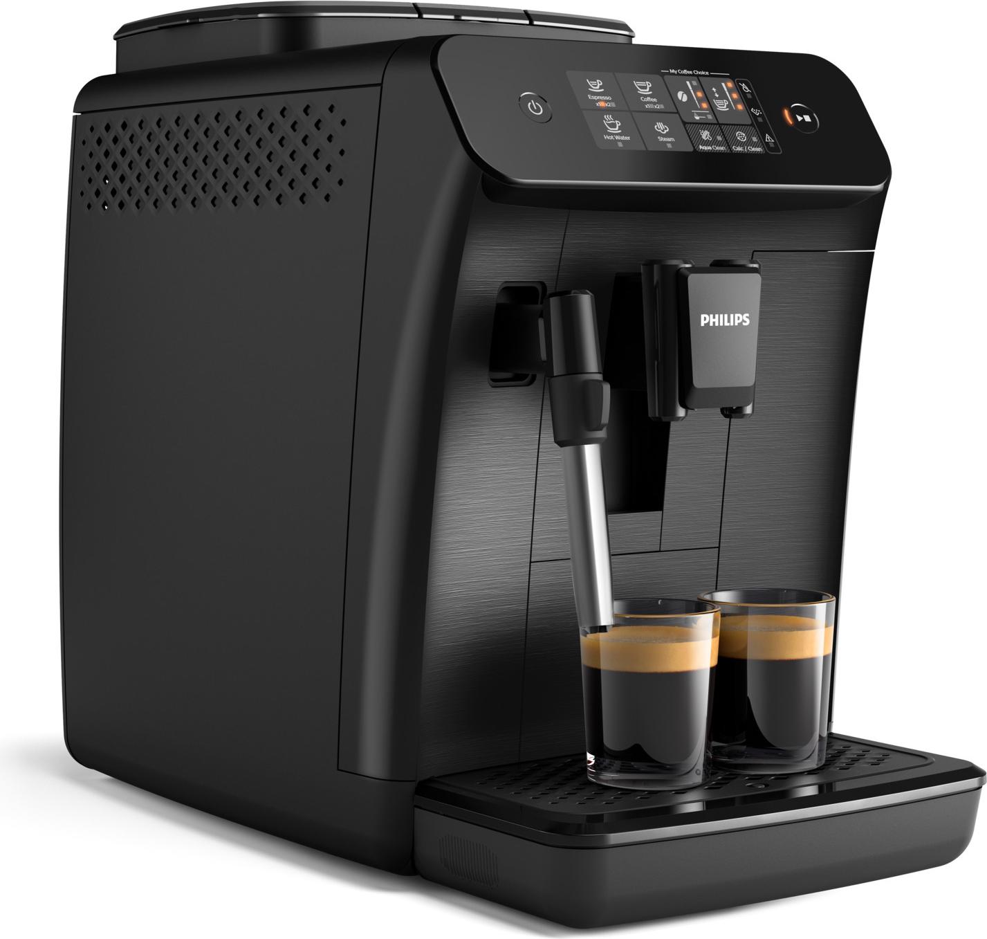 Philips 800 series EP0820/00, Espresso kávovar, 1,8 L, Kávové zrná, Mletá káva, Vstavaný mlynček, 1500 W, Čierna