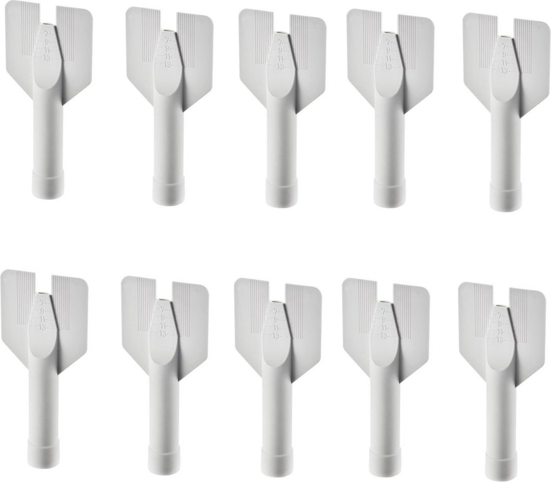 Fugentechnik Ott, Paul Ott 10 x Fugen Dichtstoff-Klebstoff Kartuschen Bördelnahtdüse L 108mm Bördelnahtdüse-10