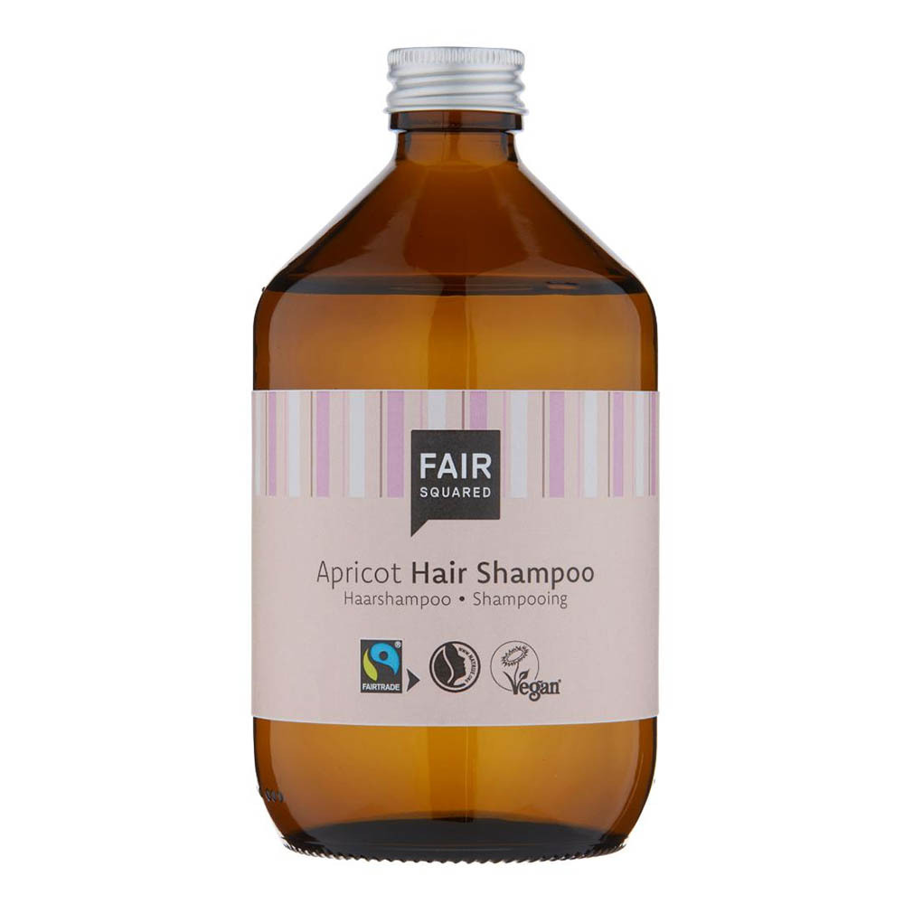 Fair Squared Apricot Shampoo, 500 ml, Šampón, Ženy, Lesk, Zmäkčovadlo, Fľaša, marhuľový olej