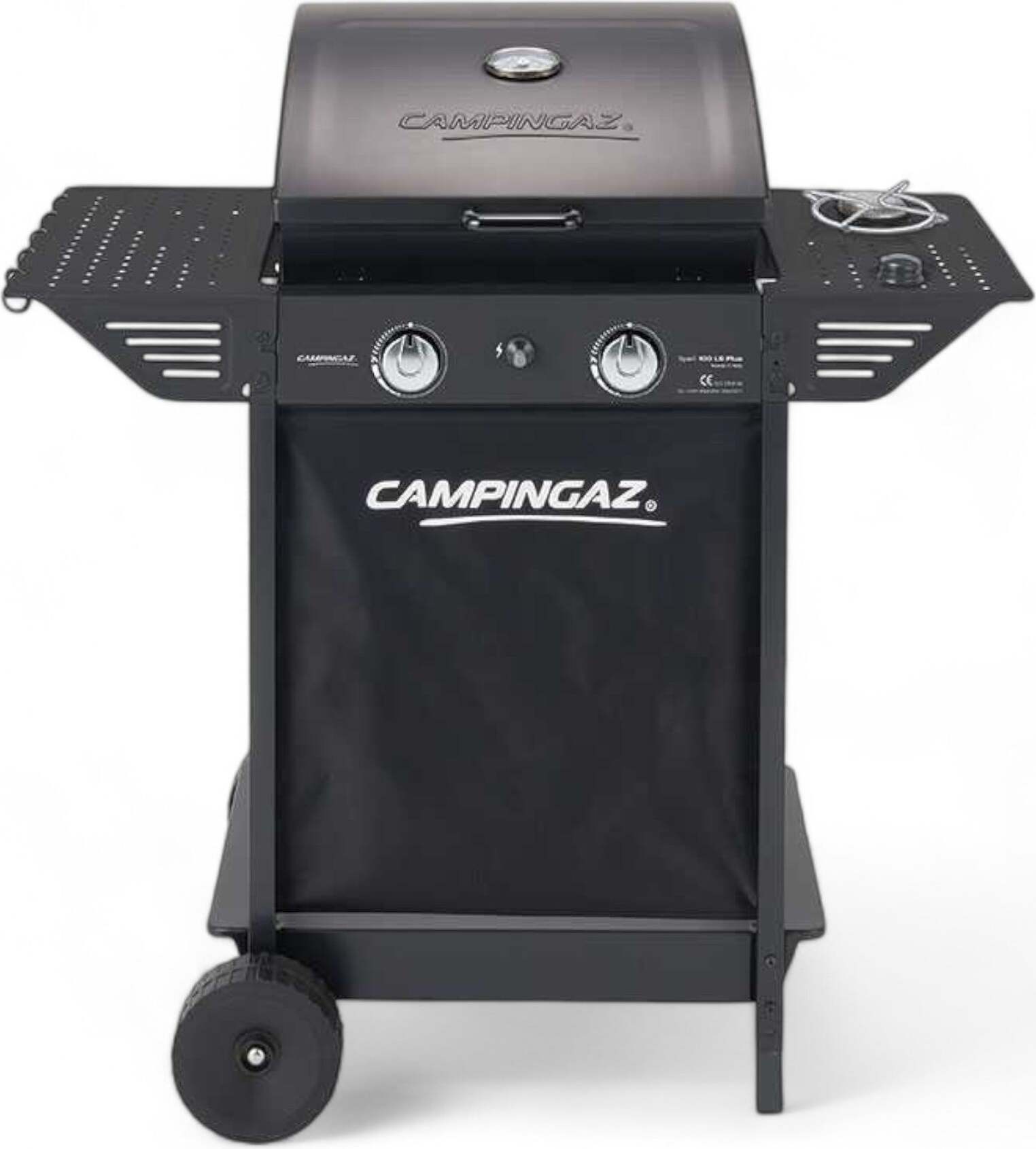 Plynový gril s 2 horákmi, výkonom 9,2 kW, z ocele, s bočným varičom XPERT 100 LS PLUS