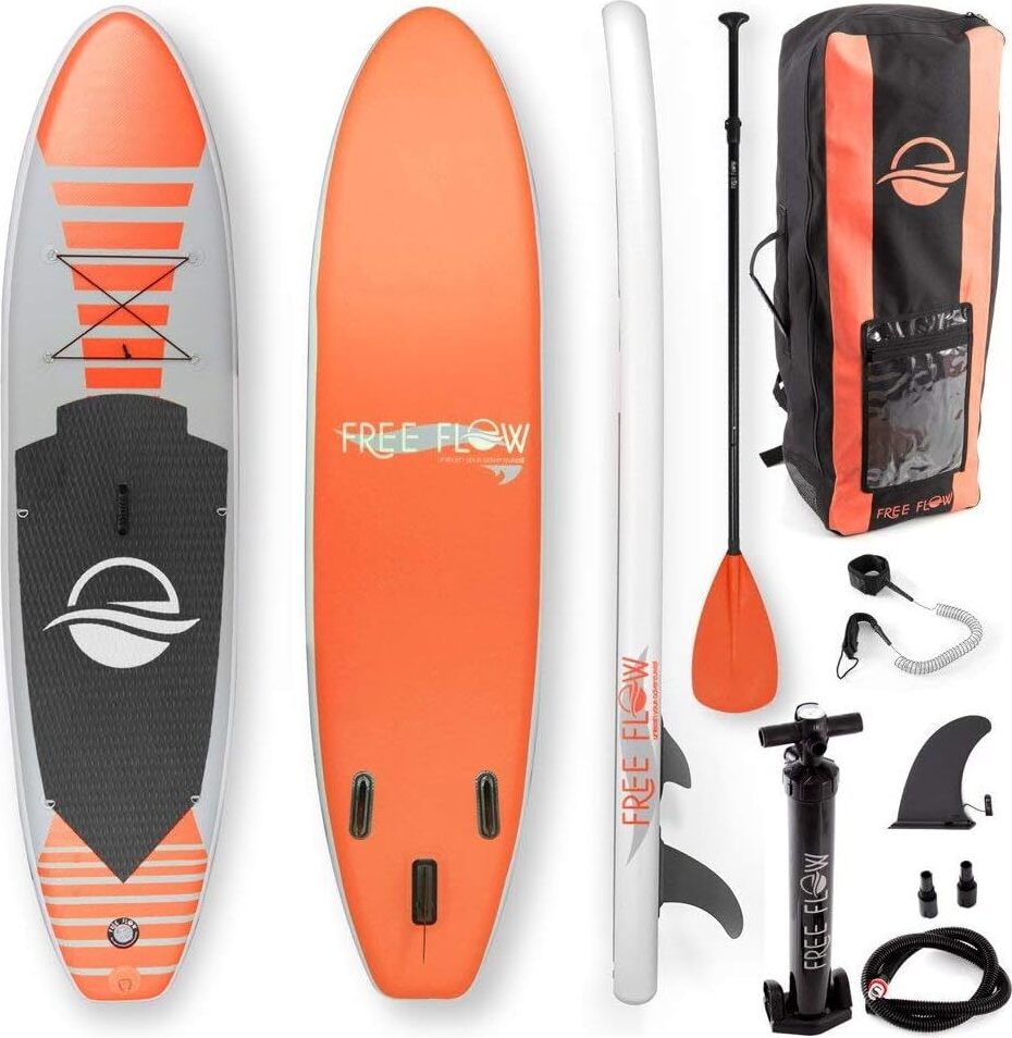 SereneLife Stand Up Paddling Board Set, kompletné príslušenstvo k SUP doske, Stand Up Paddle Board pre deti a dospelých, Surfboard a taška na prenášanie