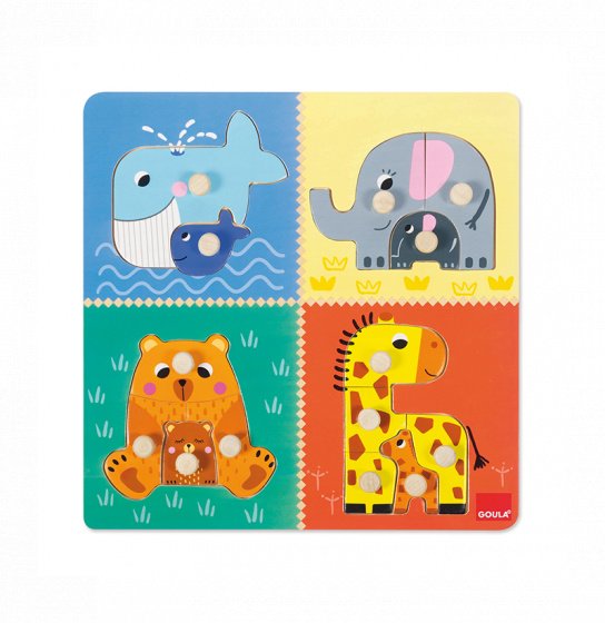Goula- Puzzle Mamas Y Bebes (54002) GOULA