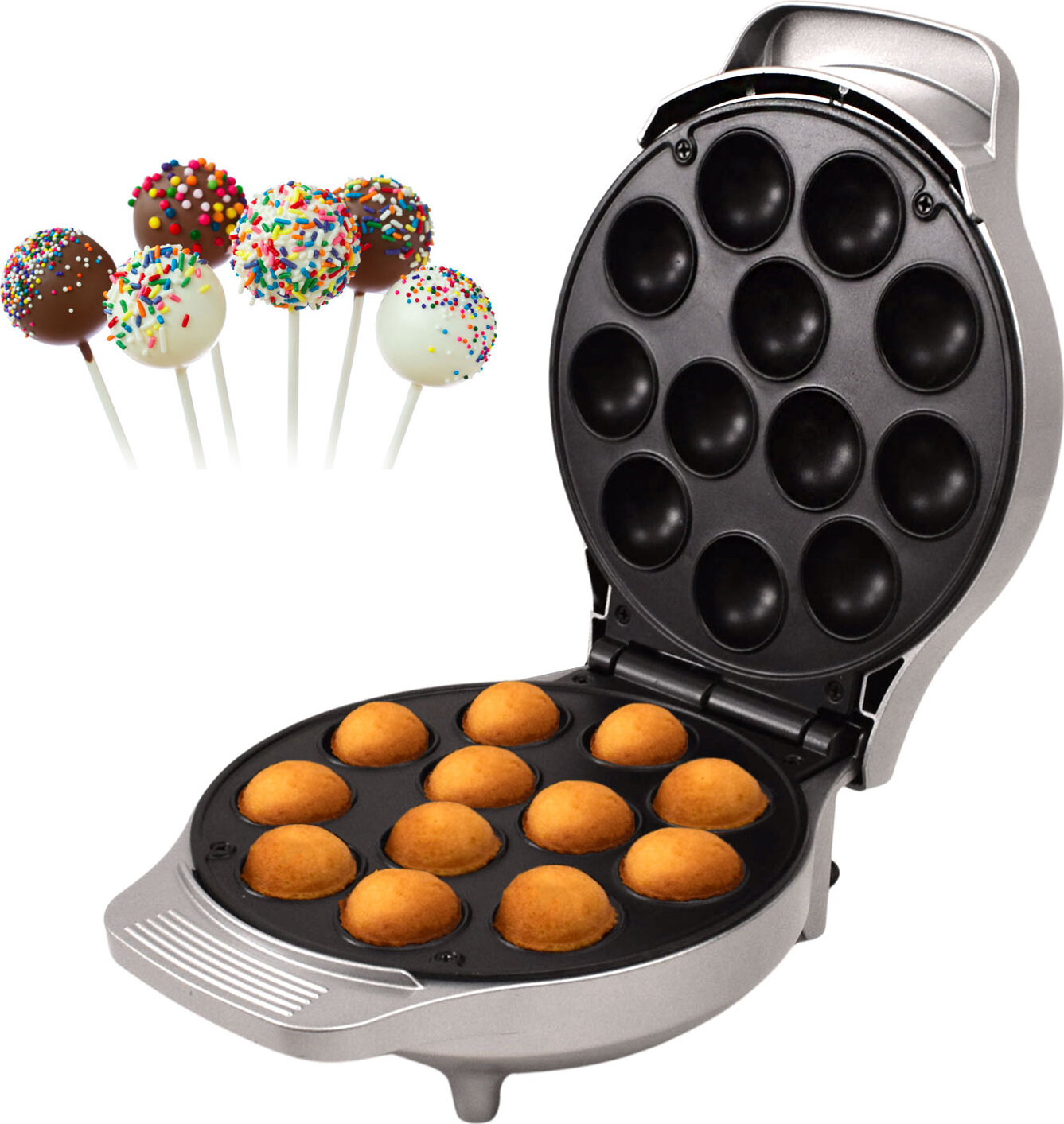 Syntrox Germany Cake Pop Maker | Maschine | Popcakes Maker für 12 Cake Pops
