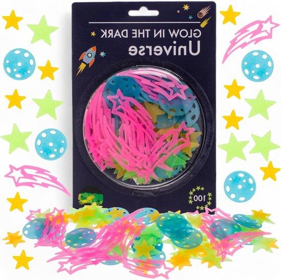 OEM Glow in the Dark Sternen Set 100 Teile Neonfarben 2026