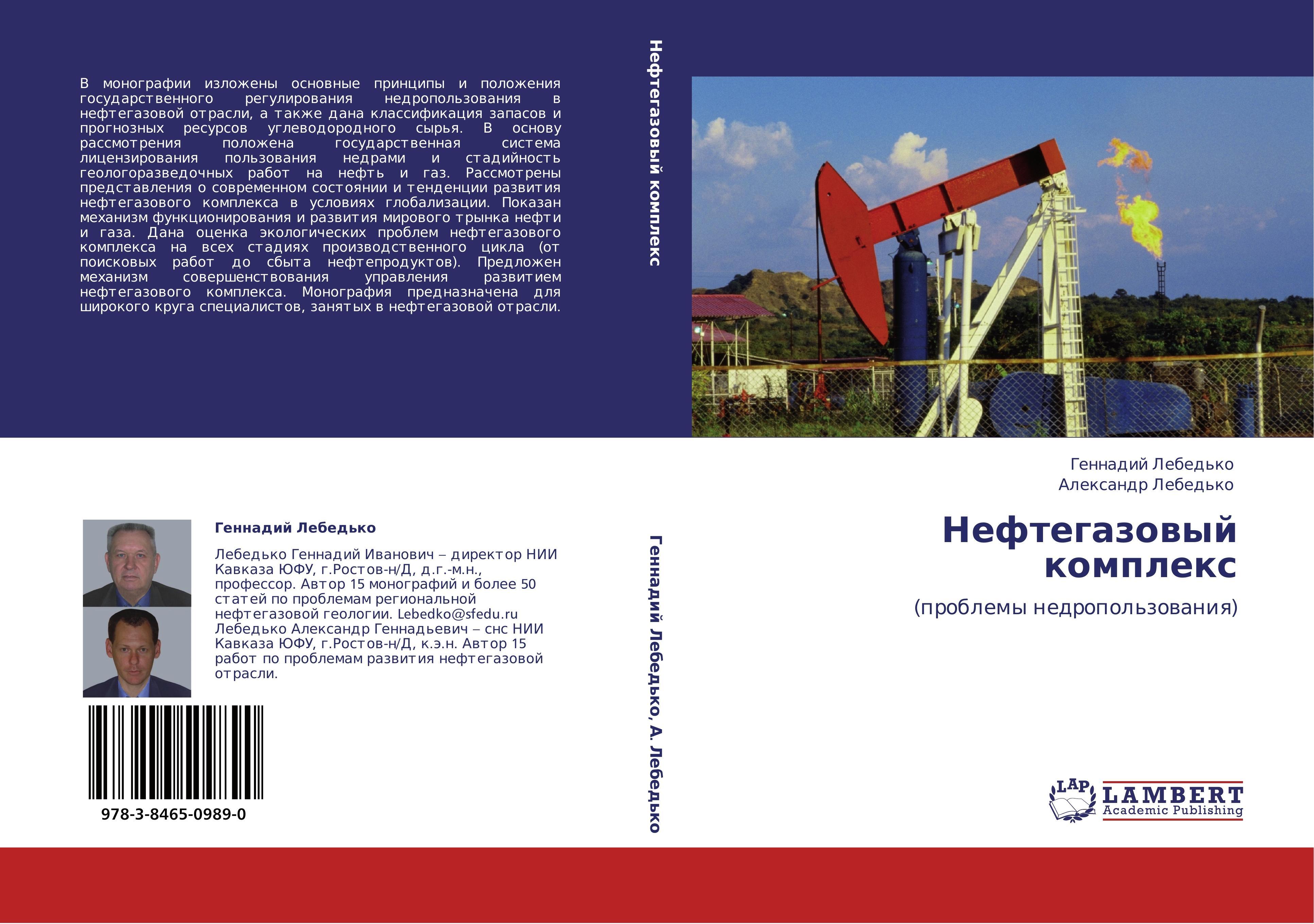 Lambert Monographie: Neftegazovyi Komplex – Regulierung von Kernkraftwerken und Lizenzierung von Erdöl- & Gasfeldern