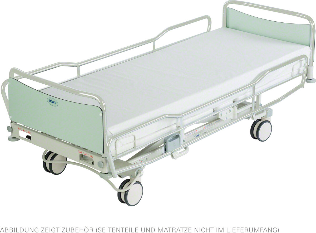 Lojer Krankenhausbett ScanAfia XS 490, Trendelenburg, RAL 9010 6551535