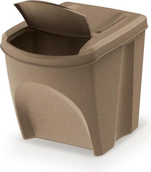 Prosperplast Mülltrenner SORTIERBOX Eco Wood 3er Set Natur