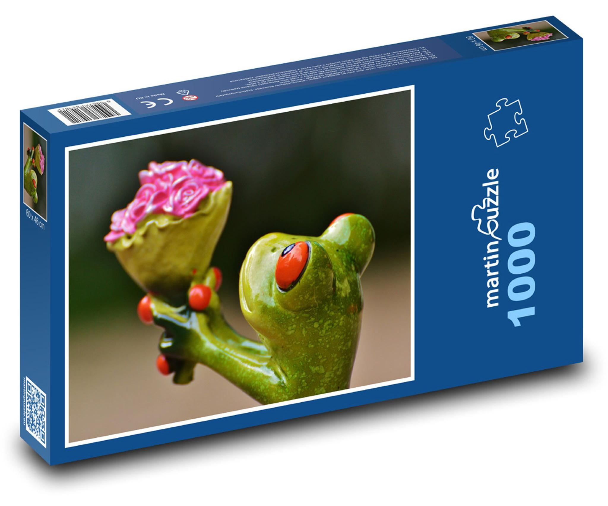 MCprint Puzzle 1000 Frosch mit Entschuldigung - martinpuzzle