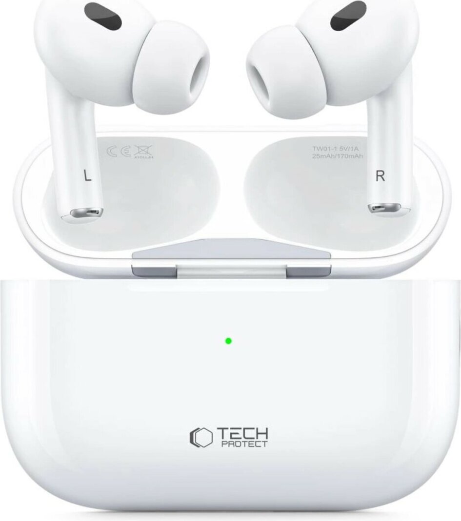 Bezdrôtové slúchadlá v bielej farbe Technológia TWS 170 mAh slúchadlá do uší Bluetooth