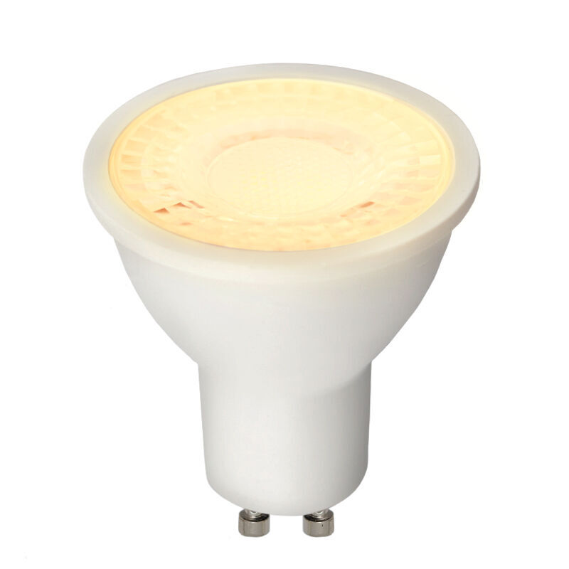Olucia - ANTONIE - GU10 LED-Lampe, dimmbar - 5W - Dimmbar von hell nach warm - Dimmbar - Weiß 1070023