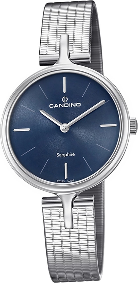 Candino Elegance z nehrdzavejúcej ocele Dámske náramkové hodinky C4641/2 analógové strieborné D2UC4641/2