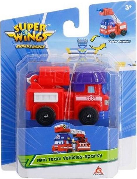 Alpha Group Super Wings Mini Team Fahrzeuge Sparky Fahrzeug 5cm