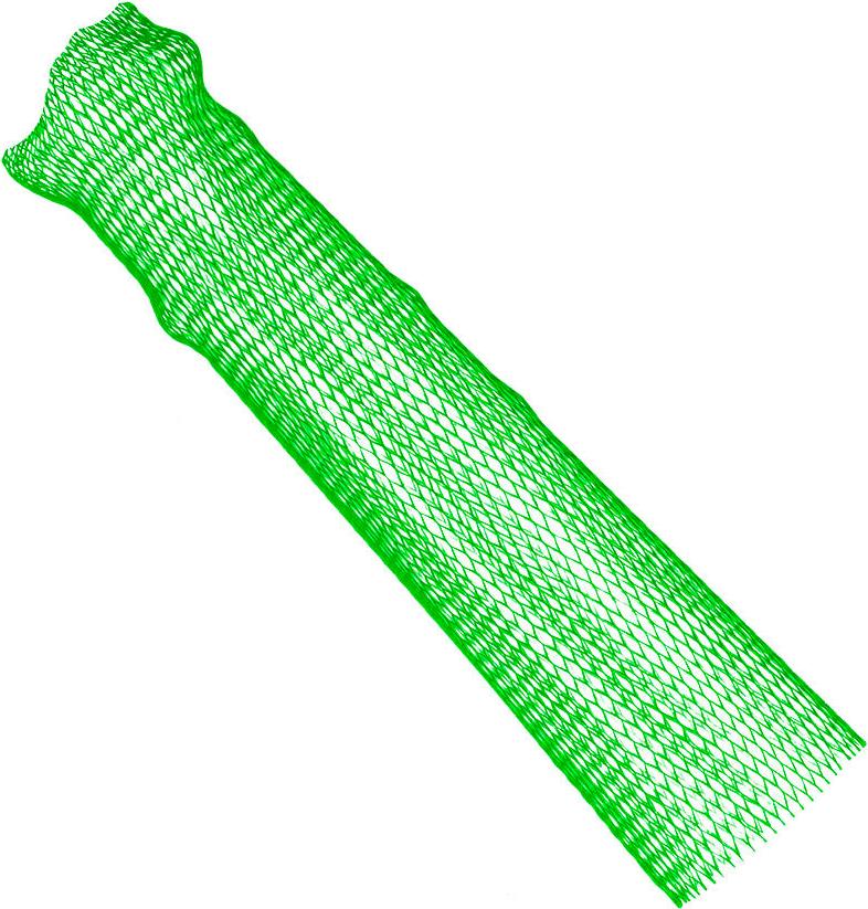 HaGa-Welt Gemüsenetz und Obstnetz für Aufbewahrung (Meterware) – Grün, Maschenweite 5mm OGN-N1gr-1