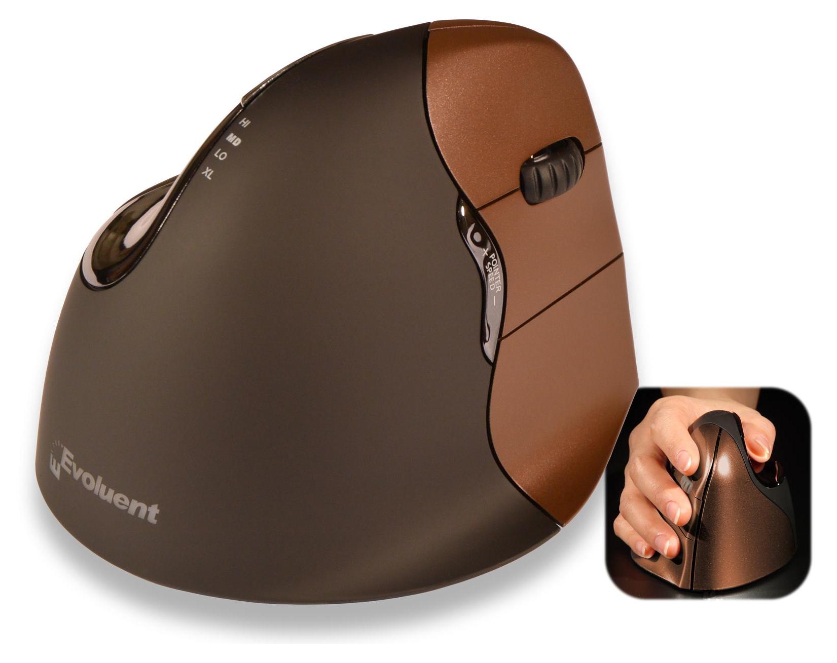 BakkerElkhuizen Evoluent4 Mouse Small Wireless (Right Hand) BNEEVR4SW