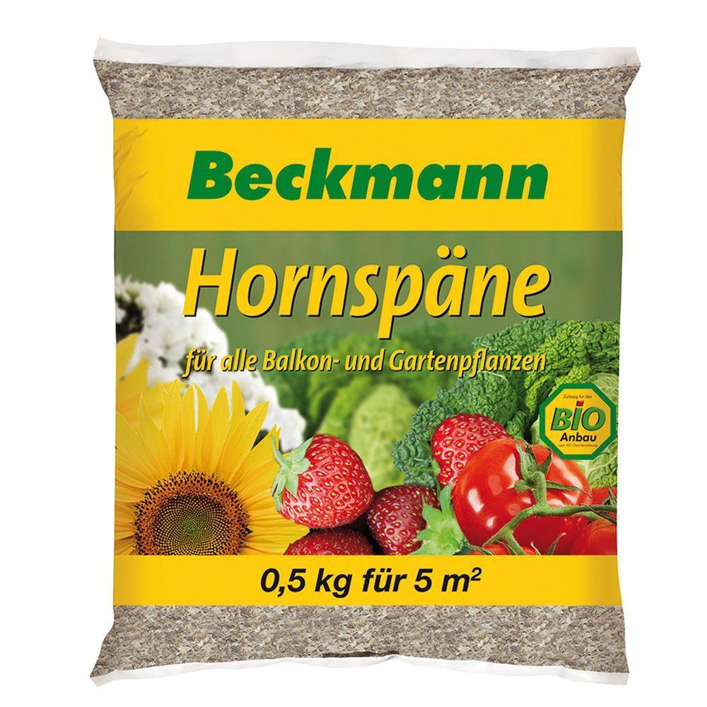 Beckmann Hornspäne Horndünger Naturdünger 0,5 kg Beutel 10500
