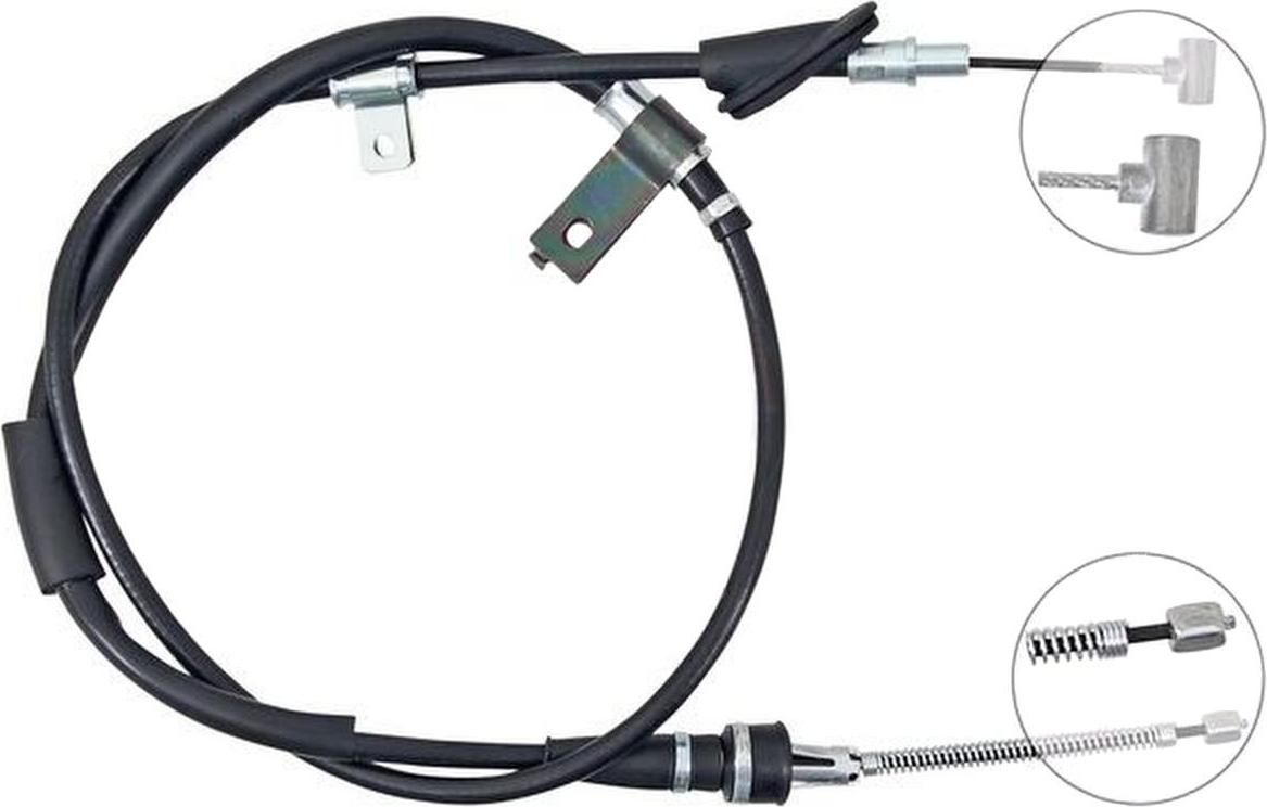 Seilzug Feststellbremse 1.545 mm Trommelbremse A.B.S. für u.a. SUBARU JUSTY K14095