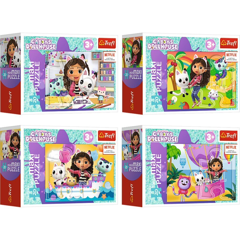 TREFL Puzzle Gaby' s Magic House: Bunter Tag - Ballonfahrt 20 Teile 56041