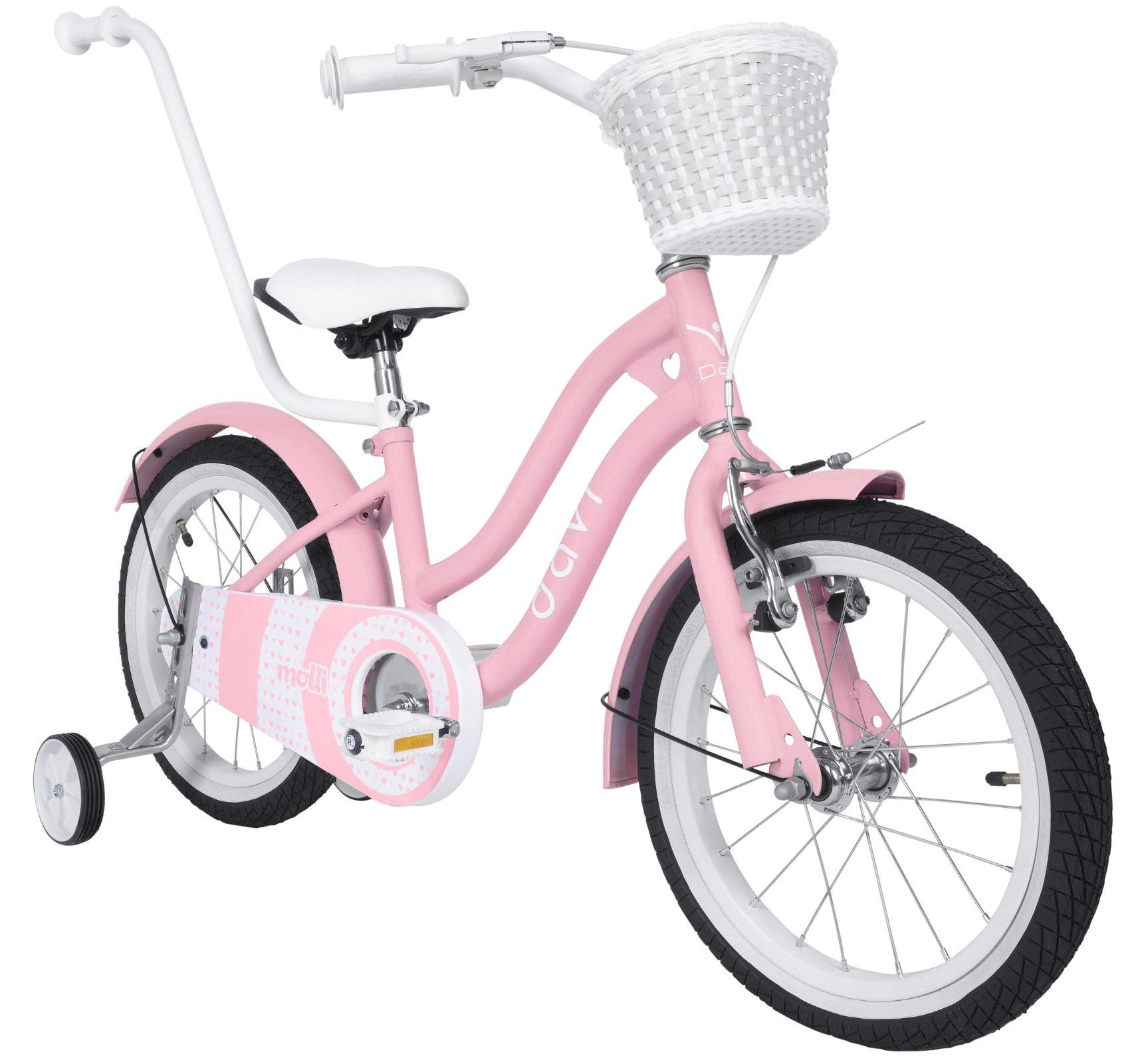 DaviBikes Kinderfahrrad Davi Molli, 16", 95–110 cm, 1-Gang, Rosa D-S-16-001-Molli