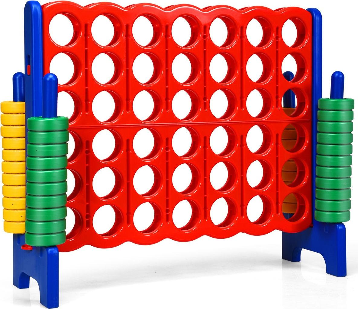 Vier-Gewinnt Spiel 4 Gewinnt Spielbrettsätze Vier in Einer Reihe Spiel mit 42 Jumbo-Ringen