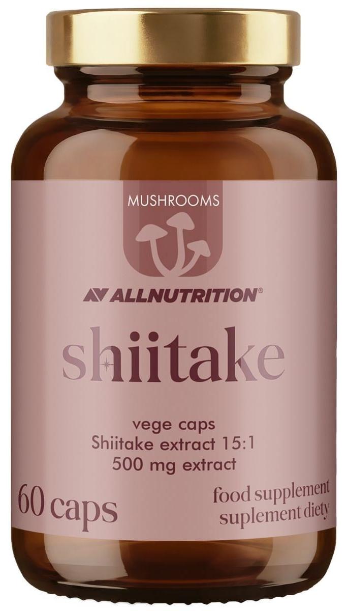 SFD S. A. ALLNUTRITION Mushrooms Shiitake 60 KAPSELN Shiitake-Pilze Antioxidative Unterstützung