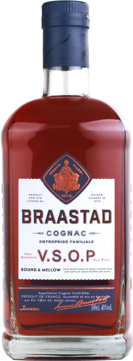 40% 1,0L Braastad VSOP Cognac