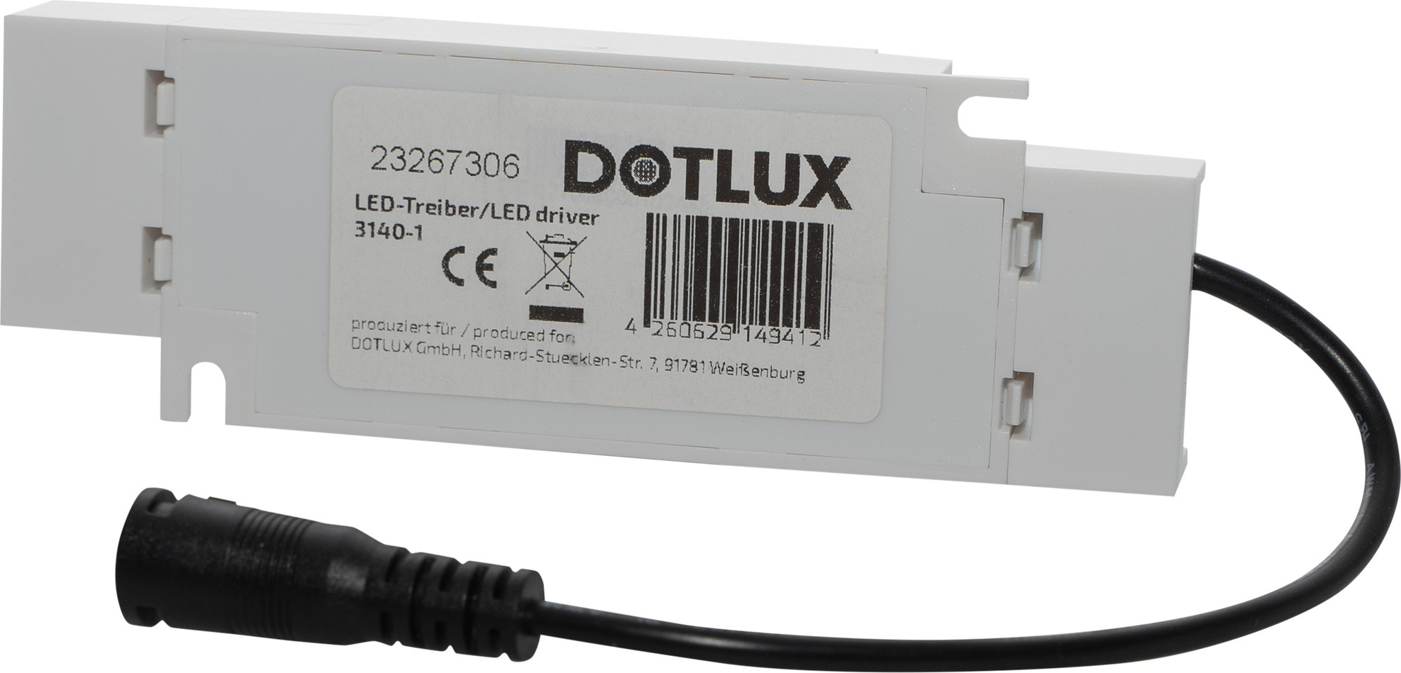 DOTLUX LED Netzteil CC 9-15W 200-350mA 16W 26-42V dimmbar Phasenabschnitt