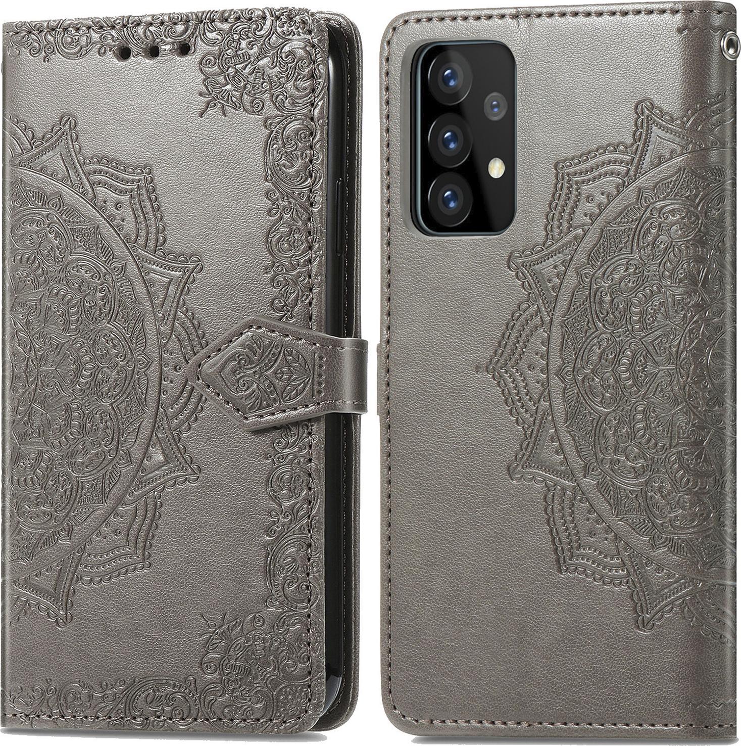Samsung Galaxy A52/Samsung Galaxy A52s/Samsung Galaxy A52 Case - Umelá koža - imoshion Flip Cover - sivý