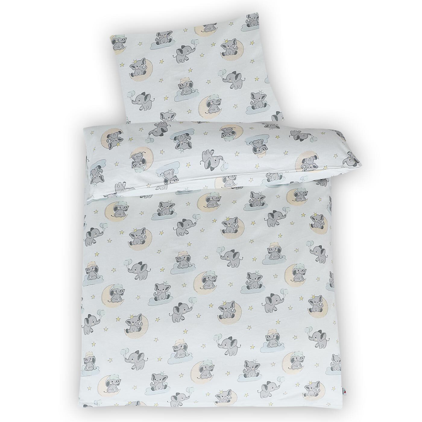 etérea home GmbH timitama Baby und Kinder Bettwäsche Elefant 100x135 + 40x60 cm