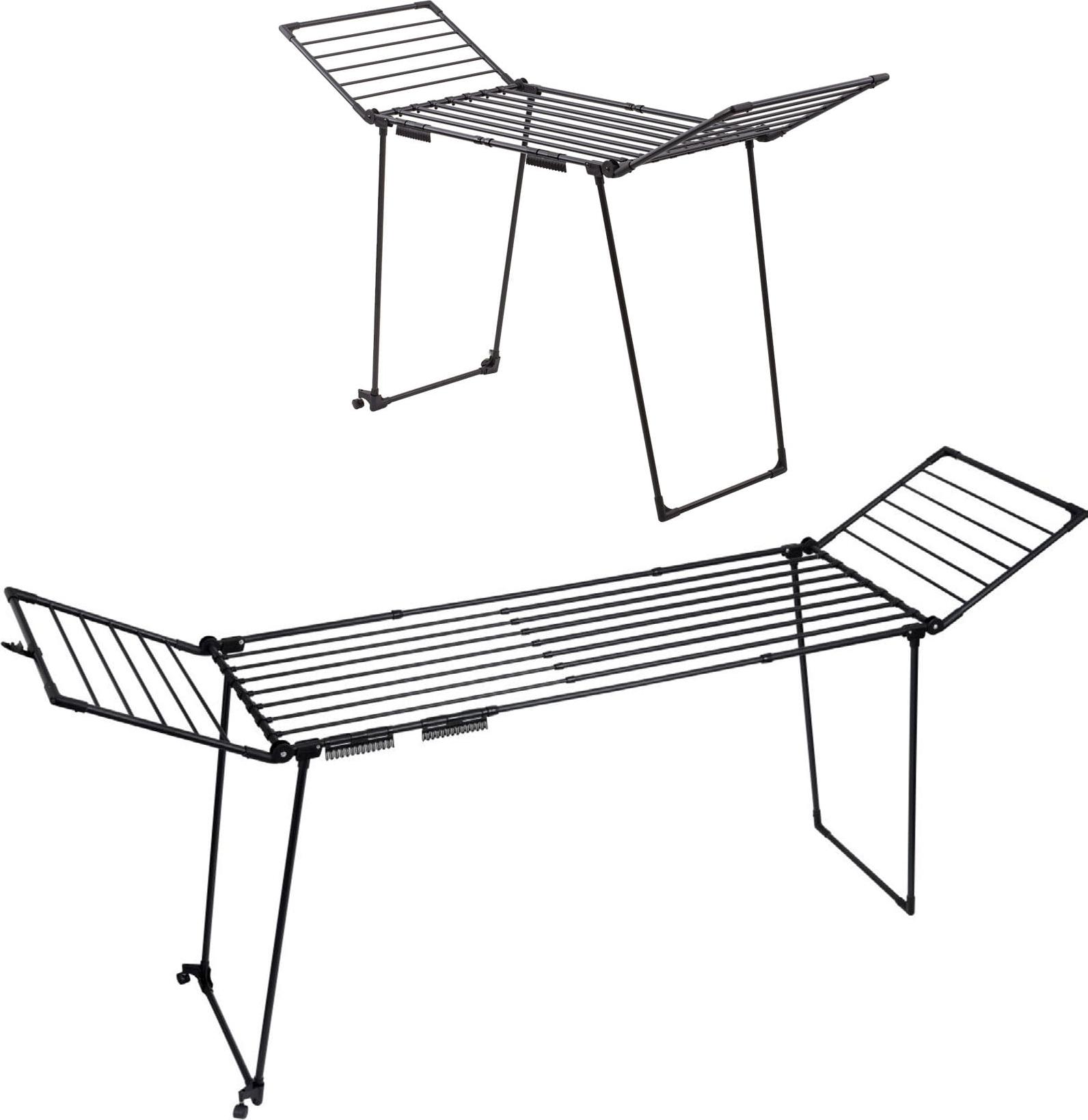 Wäschetrockner Balkon-Wäscheständer, Klappbar, Teleskopisch, Xxl, 2 Flügel, 27 M Brunbeste Bb-3904