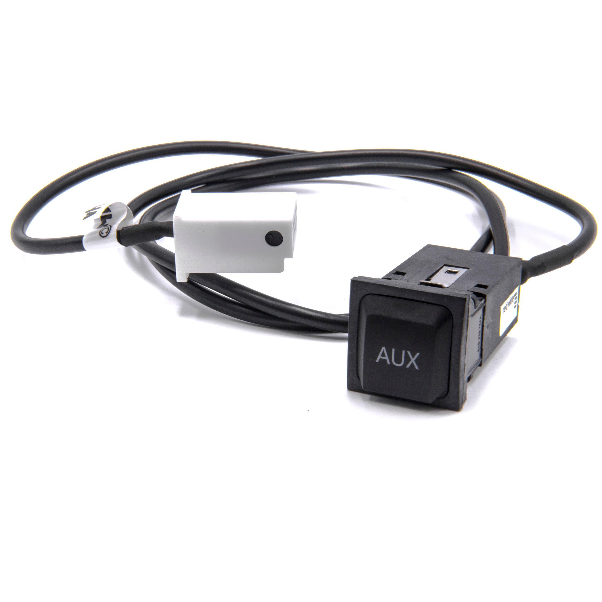 vhbw AUX Line In Adapter Kabel KFZ Radio kompatibel mit Apple