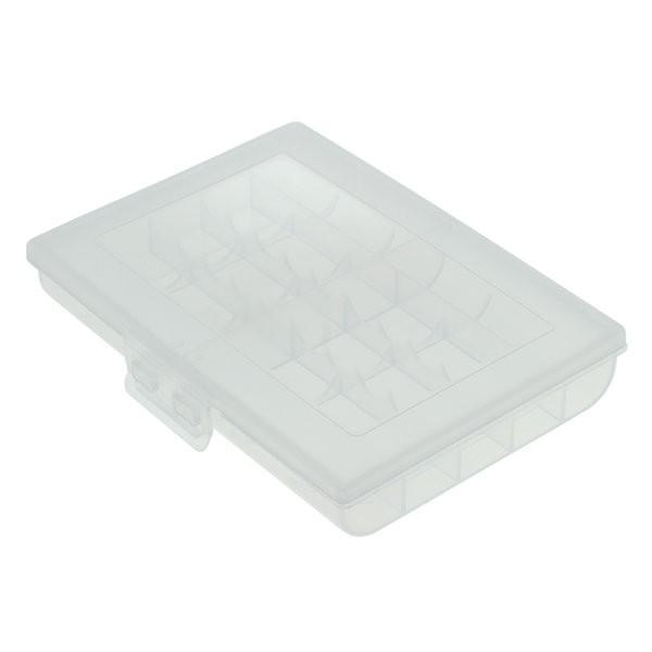 OTB Transportbox Für Akkus – Für AA (Mignon) Und AAA (Micro) Batterien, 4er-Box, Stapelbar