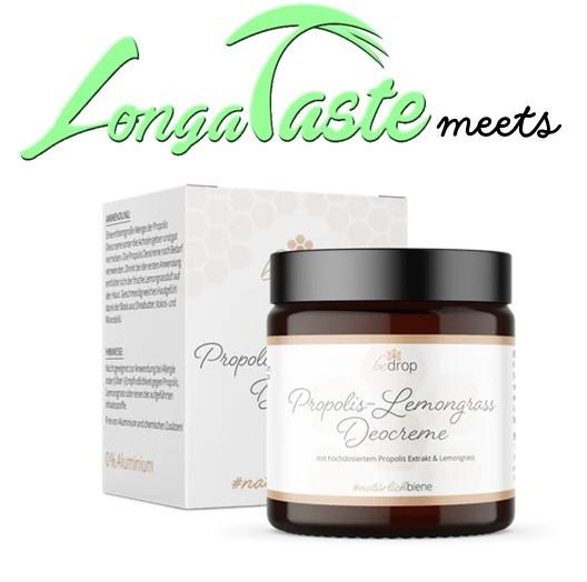 bedrop Propolis Deocreme / Festes Deo mit Lemongrass - 30ml
